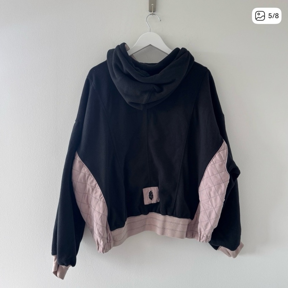 FREE PEOPLE Snow Day Hoodie L sweatshirt - Picture 4 of 7